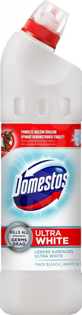 DOMESTOS WC GEL ULTRA WHITE 750 ML od 58 Kč - Heureka.cz