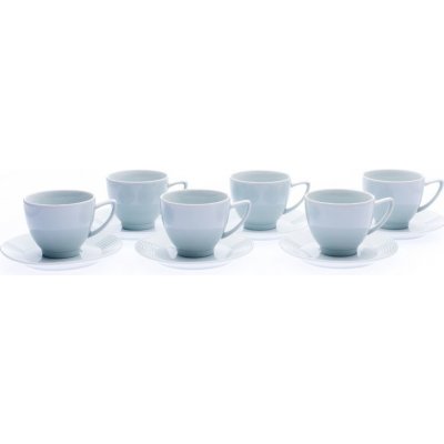 Thun 1794 Šálky a podšálky Lea Seladon 6 x porcelán 150 ml – Zboží Mobilmania