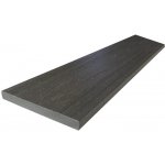 WPC dřevoplastová prkna na plot Dřevoplus Profi 15x138x4000 - Walnut (ořech) – Sleviste.cz