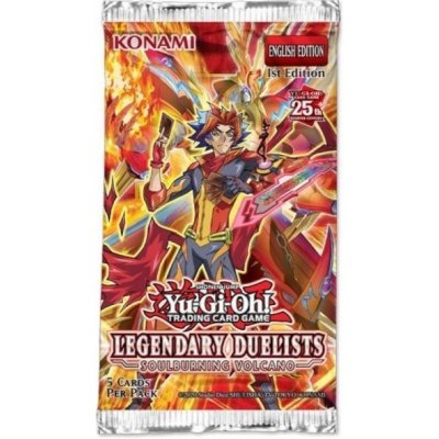 Konami Yu-Gi-Oh Legendary Duelists Soulburning Volcano Booster – Zboží Mobilmania