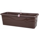 Plastkon Samozavlažovací truhlík GARDENIE SMART 80x23x20 cm hnědý – Zboží Dáma