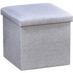 KESPER Taburet, 38 x 38 x 38 cm, světle šedý KESPER 15956 – Sleviste.cz