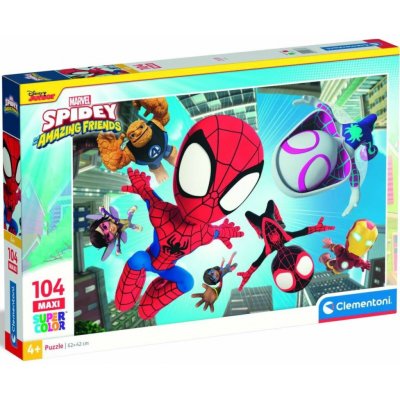 Clementoni 104 Maxi Spidey a jeho úžasní kamarádi – Zbozi.Blesk.cz