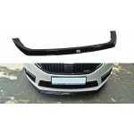 Maxton Design spoiler pod přední nárazník ver.2 pro Škoda Octavia RS Mk3, černý lesklý plast ABS – Zbozi.Blesk.cz