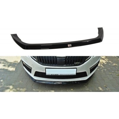 Maxton Design spoiler pod přední nárazník ver.2 pro Škoda Octavia RS Mk3, černý lesklý plast ABS – Zbozi.Blesk.cz