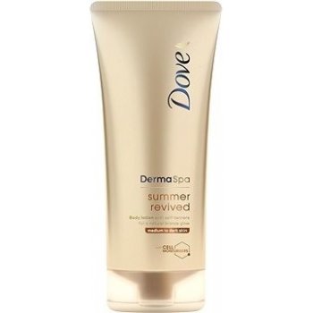 Dove Derma Spa tělové mléko Summer Rev dark 200 ml