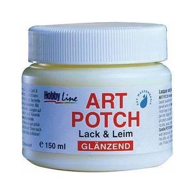 Art Potch - lepidlo a lak v jednom na ubrouskovou techniku 150 ml lesklé – Zboží Dáma