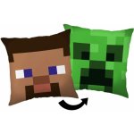 Jerry Fabrics polštář Minecraft Steve a Crepper klasický 38 – Zboží Mobilmania