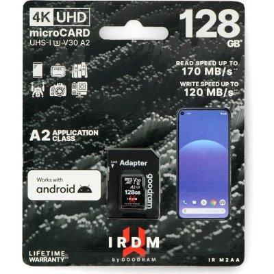Goodram microSDXC UHS-I U3 128 GB IR-M2AA-1280R12 – Zboží Živě