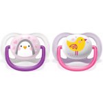 Avent šidítko Ultra Air 2ks Tučňák/Ptáček růžová – Hledejceny.cz