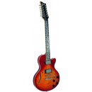 Dimavery LP-612 E-Guitar flamed