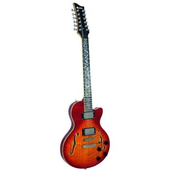 Dimavery LP-612 E-Guitar flamed