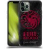 Pouzdro a kryt na mobilní telefon Apple Pouzdro HEAD CASE Apple iPhone 11 Pro Hra o trůny - Sigils Targaryen - Fire and Blood