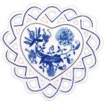 Cibulák Dubí Vánoční ozdoba srdíčko cibulový porcelán 10364 – Hledejceny.cz