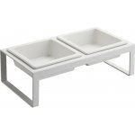 Yamazaki Pet misky Tower 4744 bílé – Hledejceny.cz