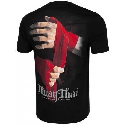 Pitbull West Coast pánské triko Muay Thai FD černá – Zboží Mobilmania