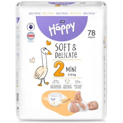 Bella Baby Happy 2 3–6 kg 78 ks – Sleviste.cz