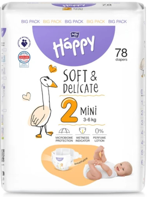 Bella Baby Happy 2 3–6 kg 78 ks