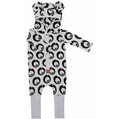 Zezuzulla Eared Jumpsuit Lions on Grey Kombinéza s oušky – Zboží Dáma