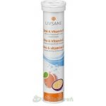 Livsane Zinek + vitamín C šumivé tablety broskev mučenka 20 tablet – Hledejceny.cz