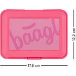 Baagl box na svačinu Logo růžový – Sleviste.cz