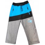 Kugo HK2710 softshellové kalhoty s fleecem šedá + modrá – Zboží Mobilmania
