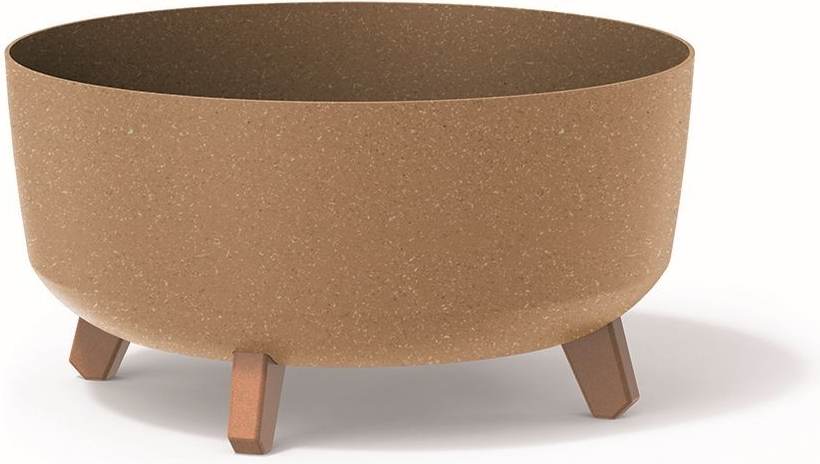 Prosperplast Květináč GRACIA LOW ECO WOOD 23,5 cm naturo