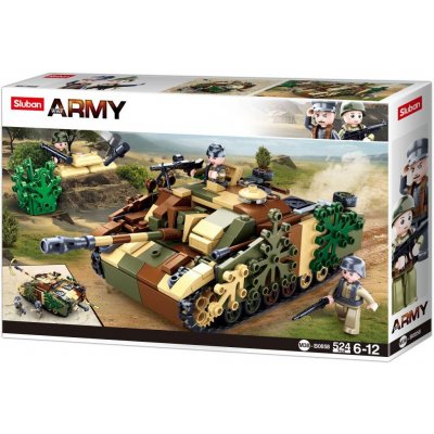 Sluban B0858 Maskovaný obrněný tank – Zboží Mobilmania