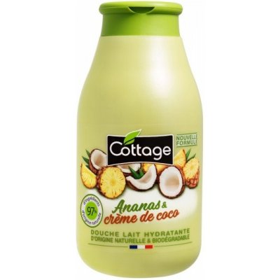 Cottage Moisturizing Shower Milk Pineapple & Coconut cream sprchové mléko 97% přírodní 250 ml