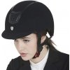Jezdecká helma Equestro Helma jezdecká Velvet Frame černá černá