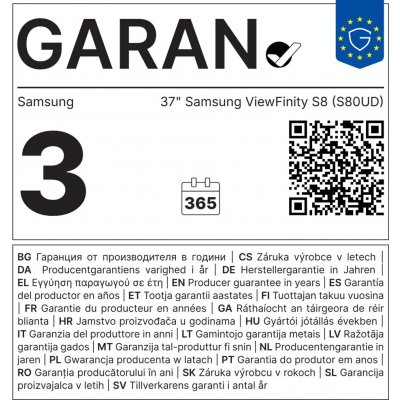 Samsung ViewFinity S8 S37D800UAU – Zboží Mobilmania