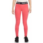 Nike Girls Pro Dri Fit Růžový – Zboží Dáma