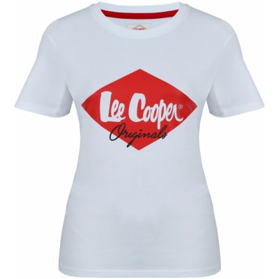 LEE COOPER dámské tričko WHITE – Zboží Mobilmania