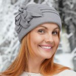 Krumlovanka dámská zimní čepice W-0114/308 šedá – Hledejceny.cz
