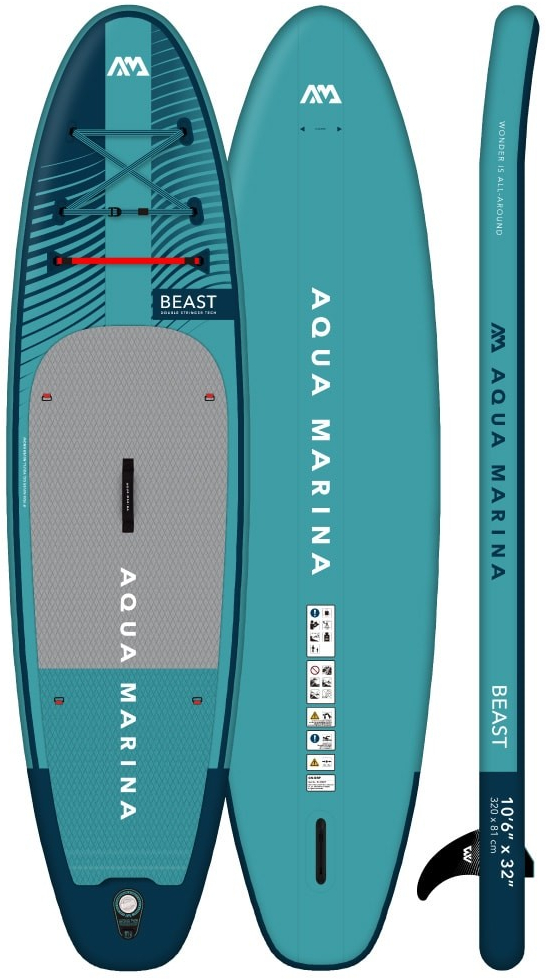 Paddleboard Aqua Marina Beast 10\'6 aqua splash