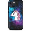 Pouzdro a kryt na mobilní telefon Apple TopQ Luxury iPhone 13 mini pevné Space Unicorn