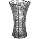 PB CRYSTAL Broušená váza X 80029/255mm. Klasický brus 500 PK. – Zboží Dáma