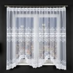 Dekorační oblouková dlouhá záclona na žabky BASTIA 180 bílá 300x180 cm MyBestHome – Zboží Dáma