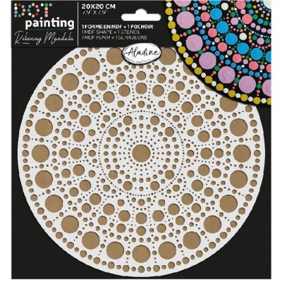 Aladine Sada na tečkování 20 cm Mandala 1 – Zboží Dáma