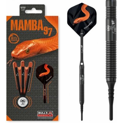BULL'S Mamba 97% M1 šipky soft 18410 20g – Zboží Dáma