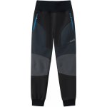 Wolf B2499A softshellové kalhoty zateplené černá modré zipy – Zboží Mobilmania