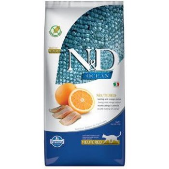 N&D OCEAN CAT GF Adult Herring & Orange 5 kg