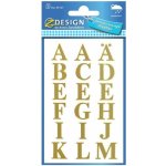 AVERY Z-DESIGN písmena zlatá lesklá - 59127 – Zboží Dáma