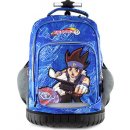 Monsuno batoh trolley Beyblade s motivem chlapce Beyblade modrá