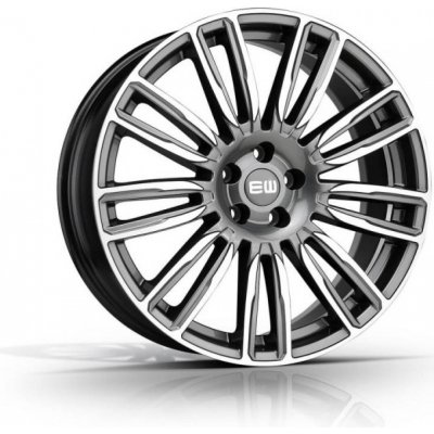 Elite Wheels EW06 MIRAGE 9x20 5x108 ET38 palladium polished – Hledejceny.cz