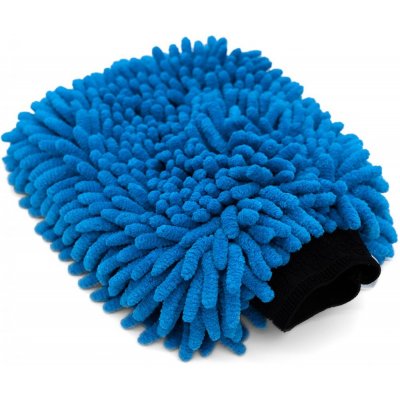 The Collection Chenille Wash Mitt Petrol Blue