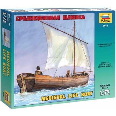 Zvezda Model Kit středověký záchranný člun 9033 1:72