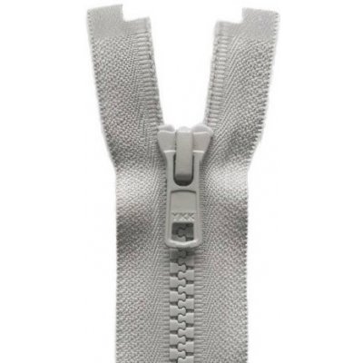 YKK VISLON® zip kostěný dělitelný, šedý světlý - 45 cm – Hledejceny.cz