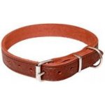 BAFPET Kožený obojek zdobený žaludovým listem Grazl – Zboží Dáma