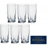Kinekus Sklenice na vodu long QUADRO BOHEMIA KIN2019925 6 x 350 ml – Zboží Mobilmania